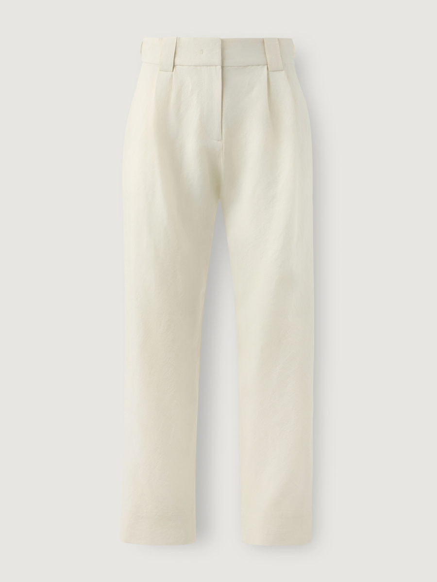 Soft Band Pants _ Warm Ivory