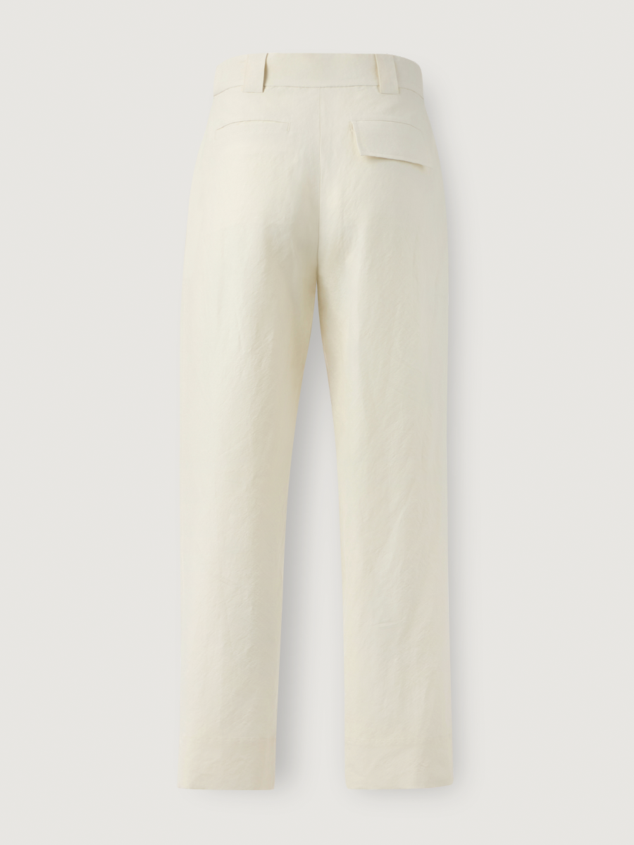 Soft Band Pants _ Warm Ivory