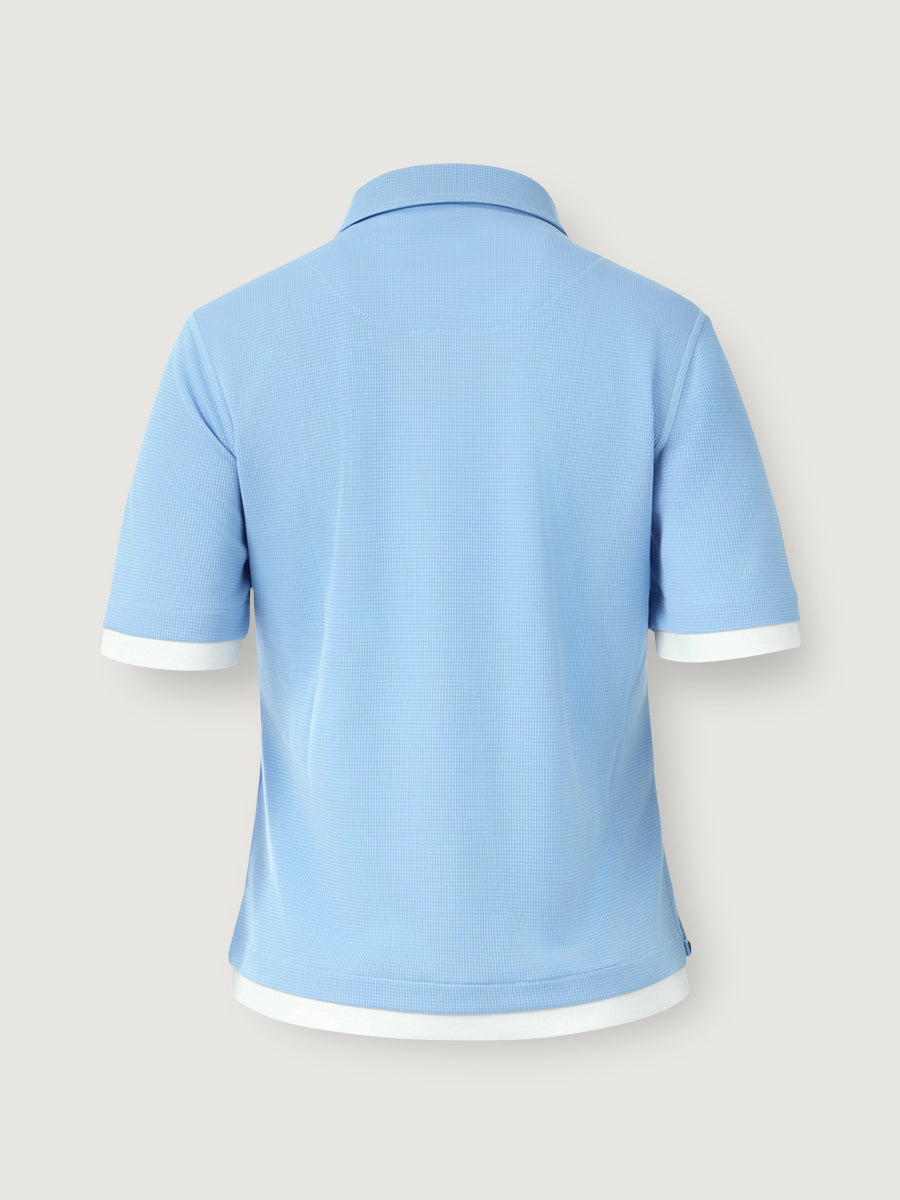 Waffle Top _ Frosted Blue