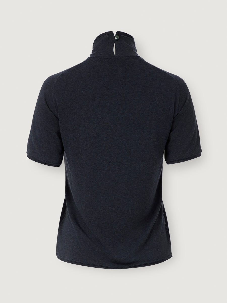 Soft High-neck _ Shadow Navy