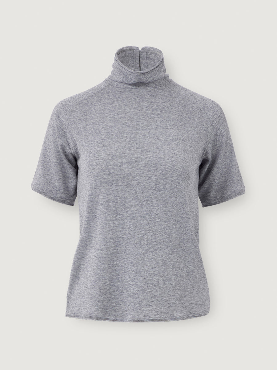 Soft High-neck _ Soft Marl Grey