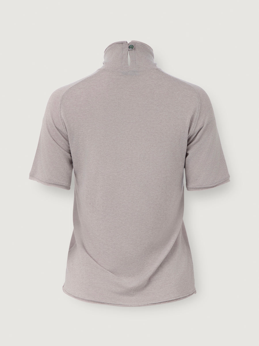 Soft High-neck _ Muted Taupe