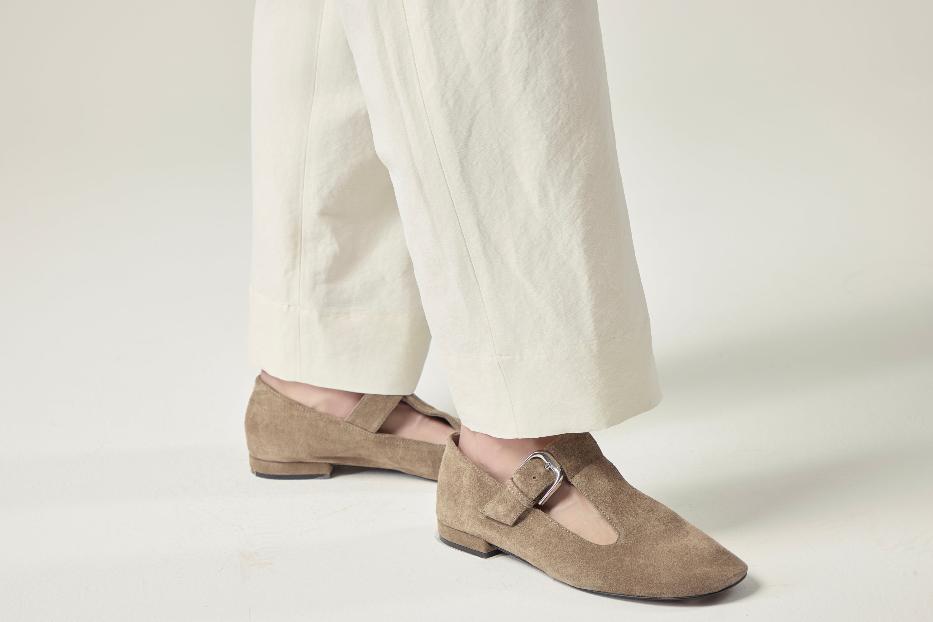 Soft Band Pants _ Warm Ivory