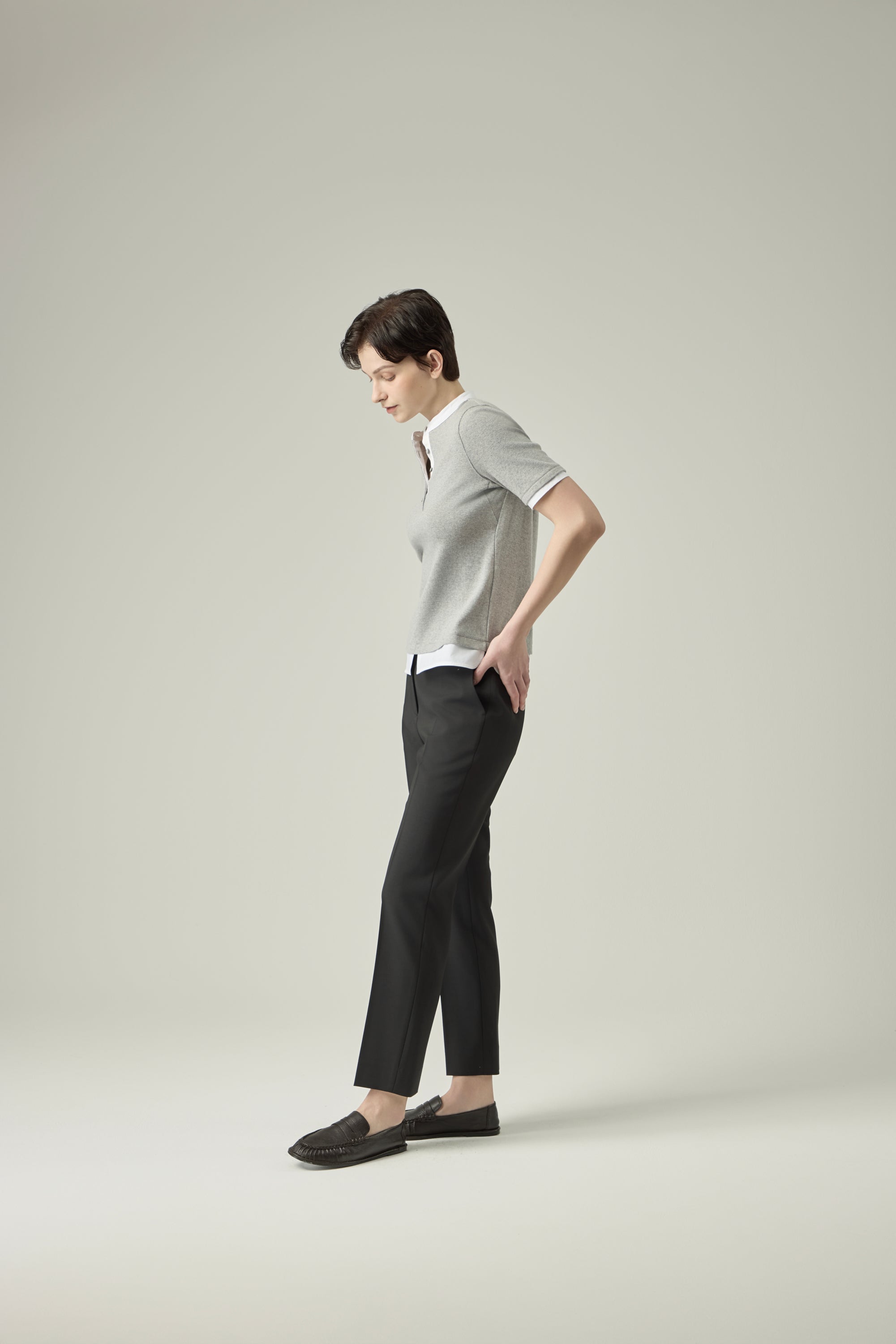 Tapered Pants _ Black