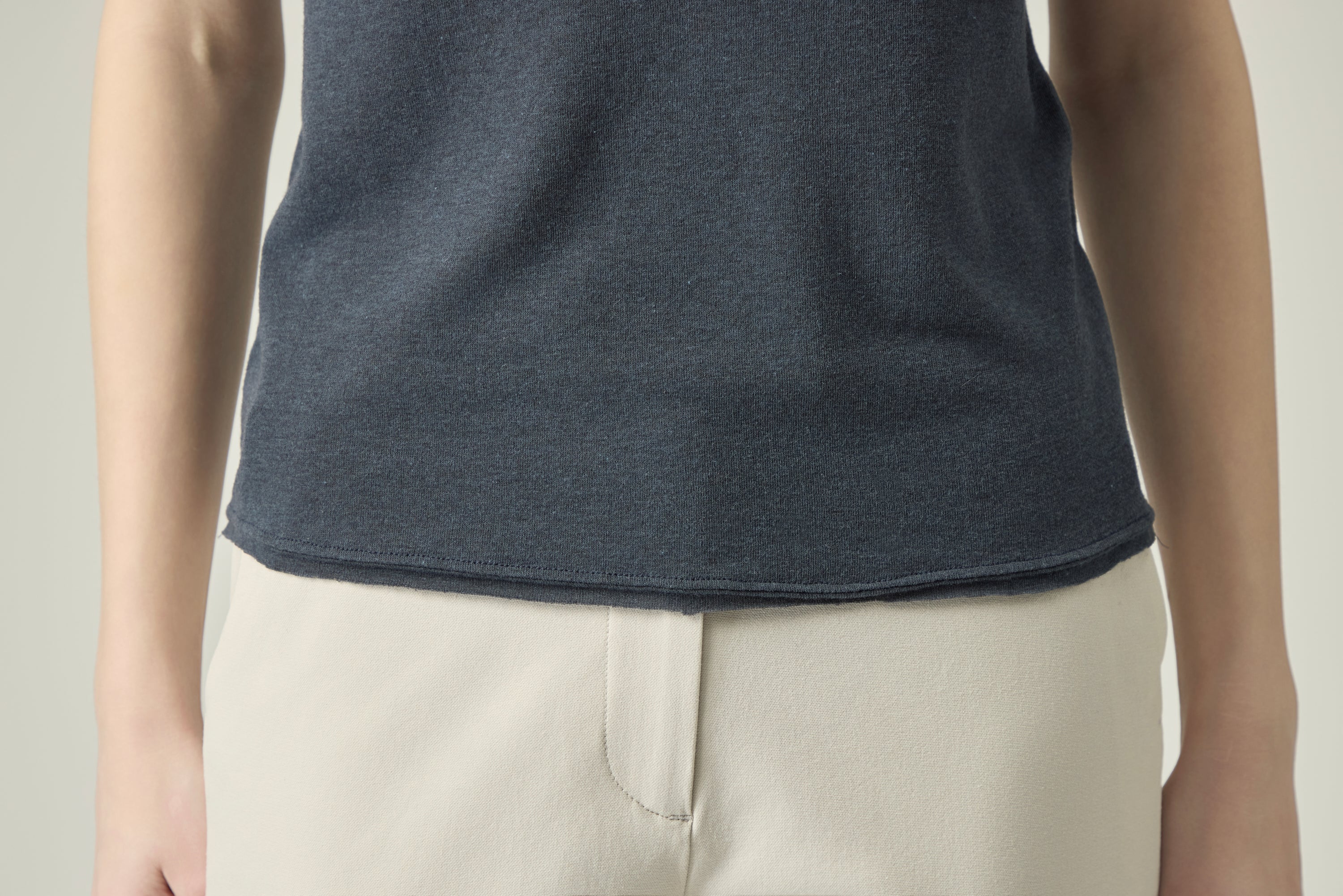 Soft High-neck _ Shadow Navy