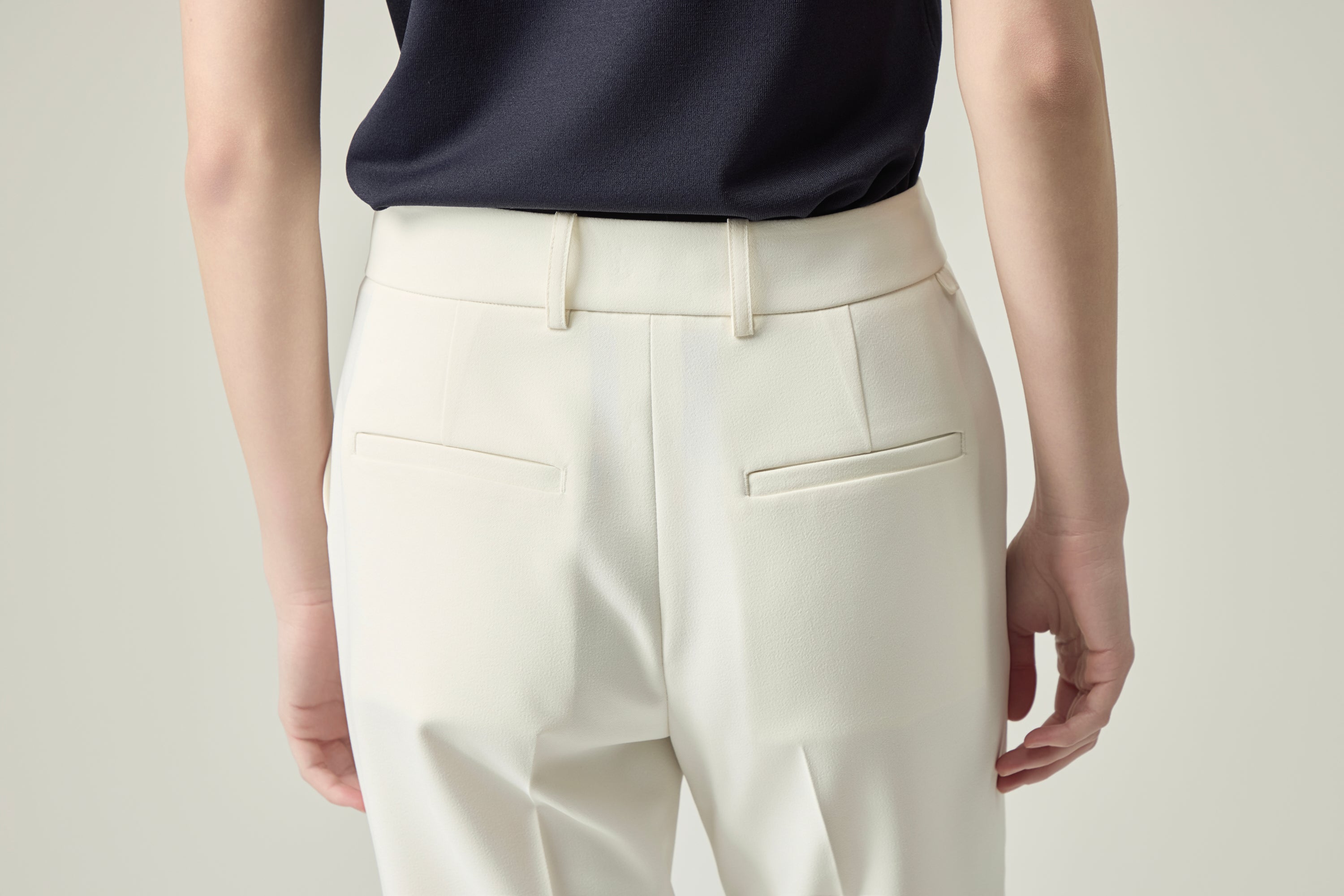 Tapered Pants _ Cream